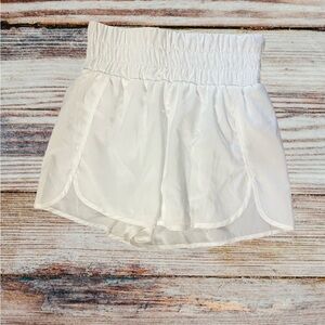 Prissy Jane White Athletic Shorts for Women